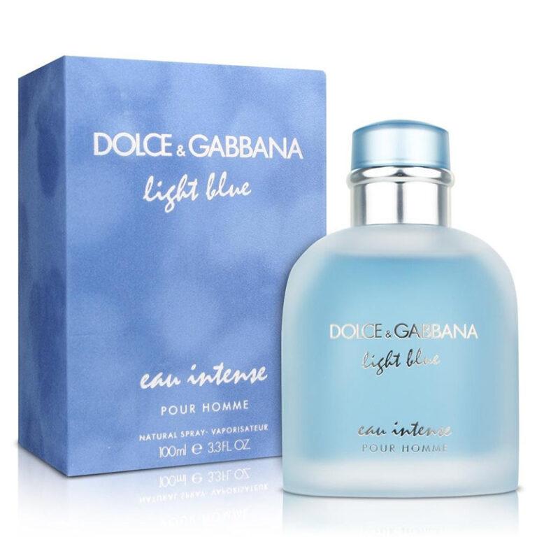 Dolce Gabbana Light Blue Eau Intense Pour Homme Perfume by Dolce & Gabbana for Men UAE