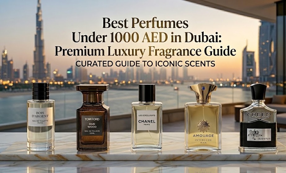 Best perfumes under 1000 AED Dubai premium luxury fragrances UAE