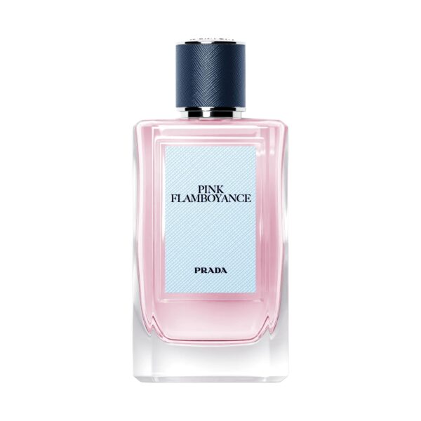 Pink Flamboyance Prada perfume bottle