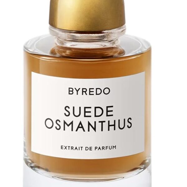 Suede Osmanthus Byredo perfume bottle