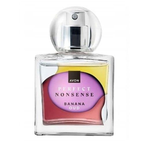 Banana Oud Avon perfume bottle