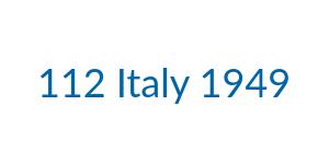 112 Italy 1949 logo