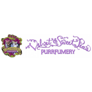 Velvet & Sweet Pea’s Purrfumery logo