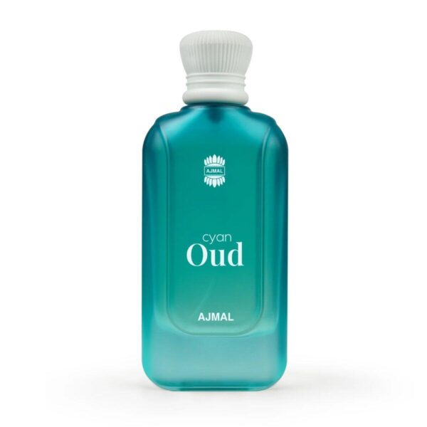 Cyan Oud Ajmal perfume bottle