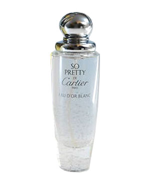 So Pretty Eau d'Or Blanc Cartier perfume bottle