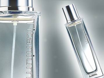 Titanium Woman Ajmal perfume bottle