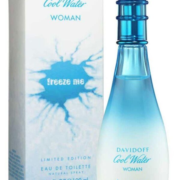 Cool Water Woman Freeze Me Davidoff perfume bottle
