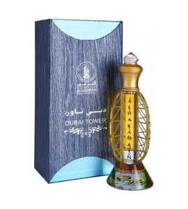 Dubai Tower Al Haramain Perfumes perfume bottle