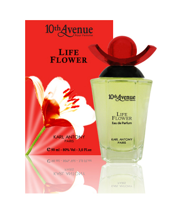 Life Flower 10th Avenue Karl Antony perfume bottle