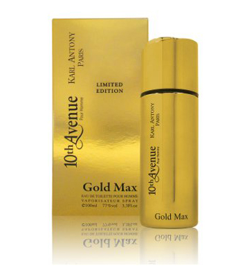 Gold Max 10th Avenue Karl Antony perfume bottle