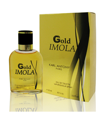 Gold Imola 10th Avenue Karl Antony perfume bottle