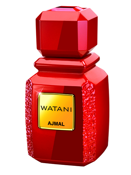 Watani Ahmar Ajmal perfume bottle