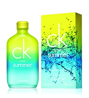 CK One Summer 2009 Calvin Klein perfume bottle