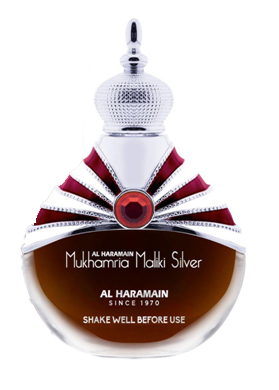 Mukhamria Maliki Silver Al Haramain Perfumes perfume bottle