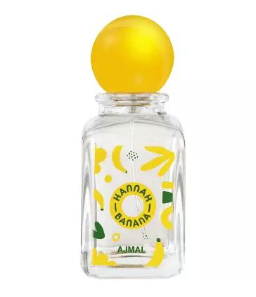 Hannah Banana Ajmal perfume bottle