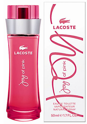 Joy of Pink Lacoste Fragrances perfume bottle