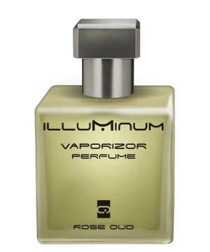 Rose Oud Illuminum perfume bottle