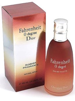 Fahrenheit 0 Degree Dior perfume bottle