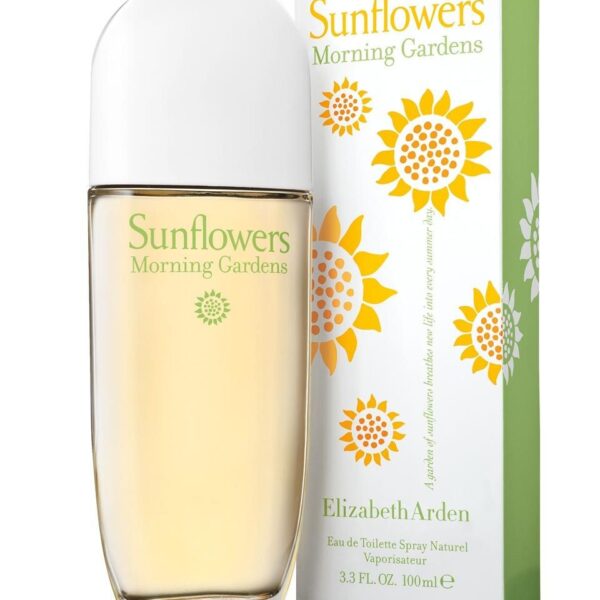 Sunflowers Morning Gardens Elizabeth Arden perfume bottle