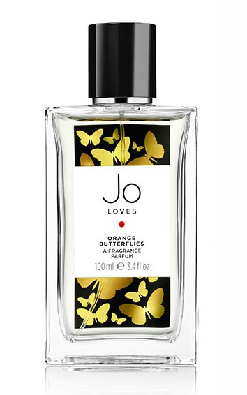 Orange Butterflies Jo Loves perfume bottle