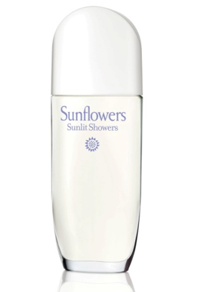 Sunflowers Sunlit Showers Elizabeth Arden perfume bottle
