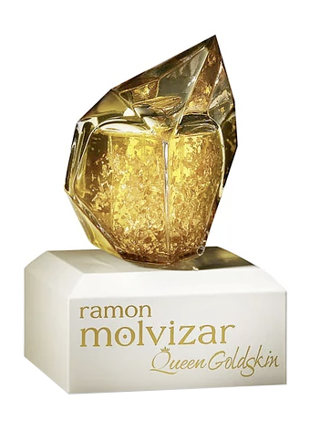 Queen Goldskin Ramon Molvizar perfume bottle
