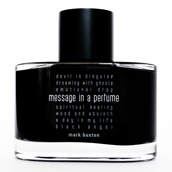 Message In A Perfume Mark Buxton perfume bottle