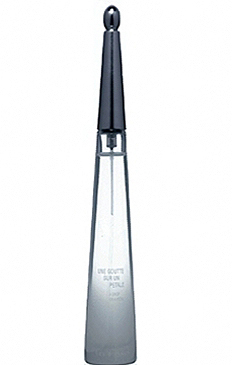 L'Eau D'Issey Une goutte sur un Petale Issey Miyake perfume bottle