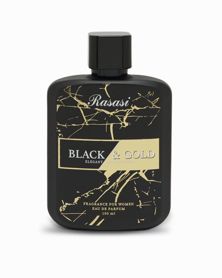 Black & Gold Elegant Combination Rasasi Perfume by Rasasi for Women UAE